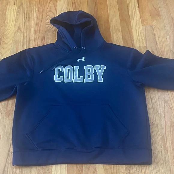 Under Armour Storm Blue COLBY Hoodie Sweatshirt Medium M - Picture 5 of 8